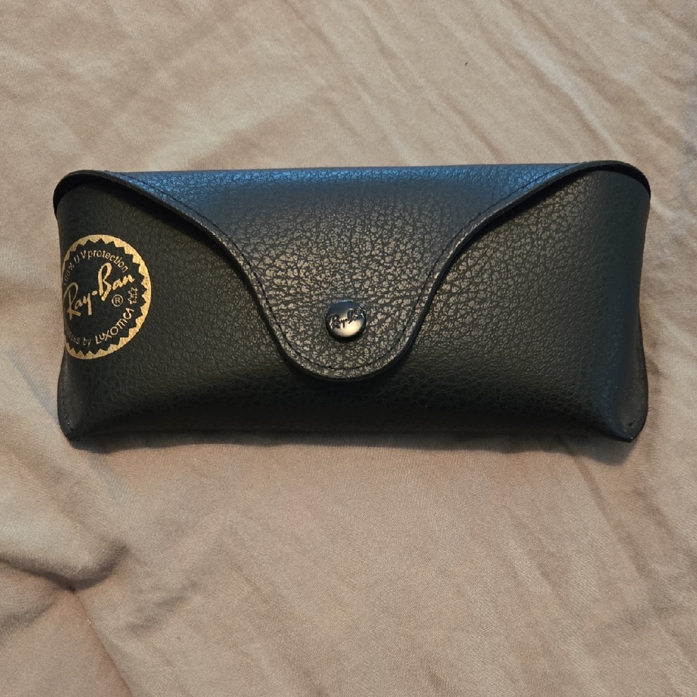 Ray-Ban Black Leather Sunglasses Case